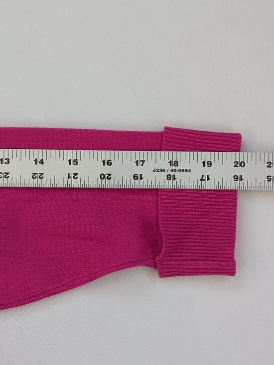 Gretchen Scott Women's Sweater Size Medium Pink Lightweight - Picture 12 of 13